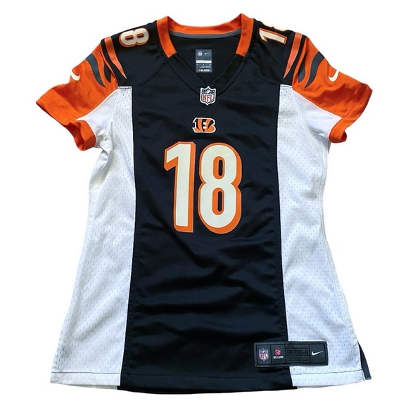 Nike NFL Cincinnati Bengals AJ Green No. 18 Women’s Jersey - Picture 4 of 11